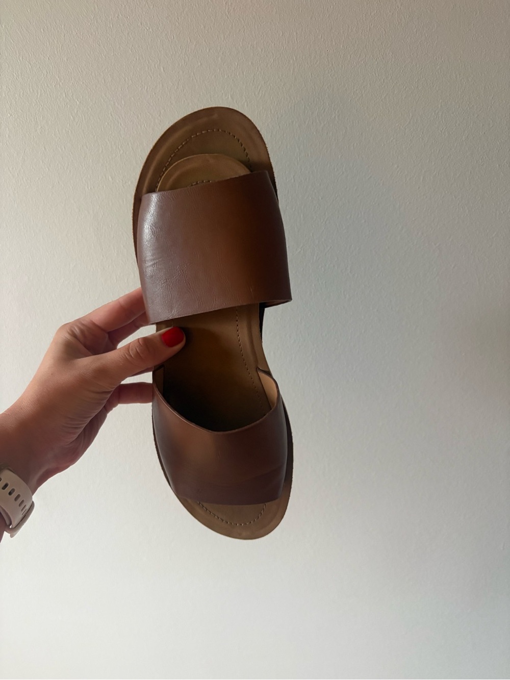 Classic Brown Slide Sandals - Women